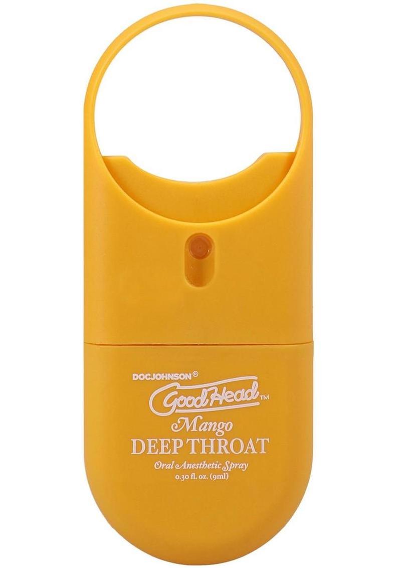 Goodhead Deep Throat To-Go Oral Anesthetic Spray Mango - .30oz