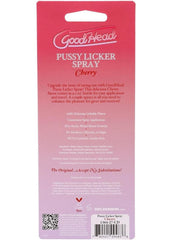 Goodhead Pussy Licker Spray - Cherry
