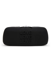 Happy Rabbit Love Silicone Storage Zip - Black - Medium - Bag