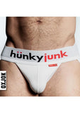 Hunker Comfy Pouch Slider-Strap Jock - White Snow