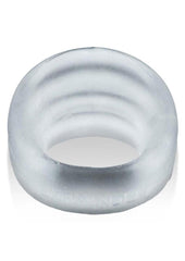 Hunkyjunk Expander Slimmer Scoop Style Silicone Cockring - Clear Steam