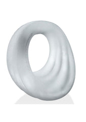Hunkyjunk Expander Slimmer Scoop Style Silicone Cockring - Clear Steam