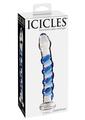 Icicles No. 5 Textured Glass Dildo