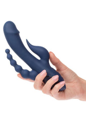III Triple Orgasm Rechargeable Silicone Stimulating Vibrator