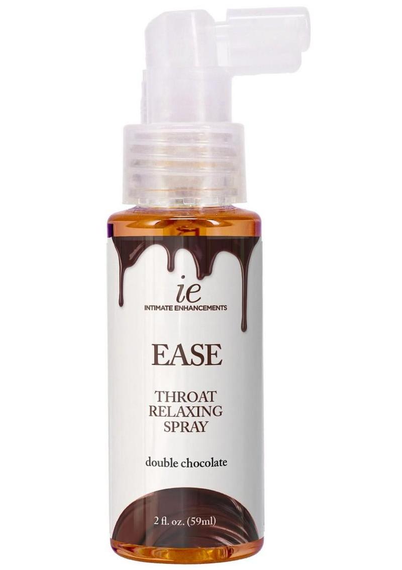 Intimate Enhancements Ease Throat Relaxing Spray 2oz - Double Chocolate