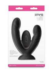 Inya Duet Rechargeable Silicone Vibrating Double Dildo with Remote