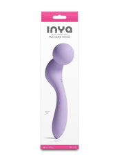 Inya Pleasure Wand Rechargeable Silicone Dual End Vibrator - Lavender