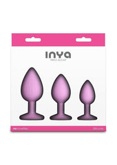 Inya Triple Ace Kit Silicone Lube Channel Anal Plugs