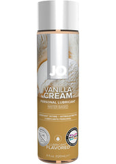 JO H2o Water Based Flavored Lubricant Vanilla Cream - 4oz