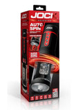 Jock Auto Spin Spinning and Thrusting Rechargeable Masturbator - Black/Clear