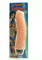 Jumbo Veined Vibrator - Vanilla - 8.5in
