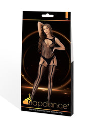 Key Hole Suspender Hose Bodystocking