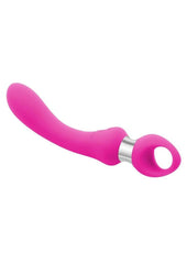 Kiss The Ring Rechargeable Silicone G-Spot Vibrator - Pink
