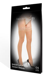 Lapdance Legs Lace Top Thigh High Nud-Os