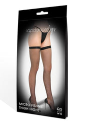 Lapdance Legs Micro Fishnet Thighhigh- Q