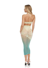Lapdance Lingerie Green Goddess (2 Piece Set) - Os
