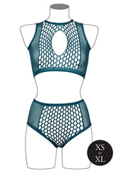 Le Desir Duo Net Key Hole Bra