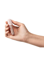 Le Wand Bullet Rechargeable Vibrator with Textured Silicone Sleeve and Ring