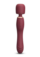 Le Wand Flat Top Fusion G Rechargeable Silicone Vibrator - Ruby - Red