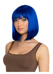 Leg Avenue Angled Bob Wig - Blue