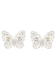 Leg Avenue Chrysallis Adhesive Glow In The Dark Nipple Jewels Sticker - Clear/Glow In The Dark - One Size