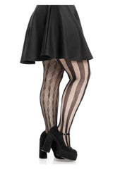 Leg Avenue Harlequin Net Tights - 1x/2x