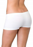 Leg Avenue Seamless Boyshorts - White - One Size