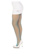 Leg Avenue Spandex Industrial Net Tights - Neon Blue - One Size