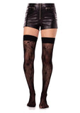 Let Avenue Beetle Net Thigh Highs