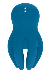 Levelz Digital Vibrating Silicone Rechargeable Penis Head Stimulator with Tentacles