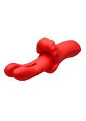 Lickgasm Double Licker Thrusting Rechargeable Silicone Vibrator