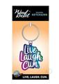 Live, Laugh, Cum Keychain