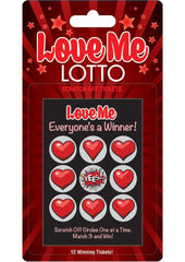 Love Me Lotto Scratch Off Tickets - 12 Per Pack