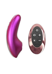 Love to Love Dreamer Silicone Rechargeable Sense Touch Vibrator with Remote - Iridescent - Berry/Pink