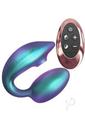 Love to Love Wonderlover Rechargeable Silicone Dual Vibrator with Remote - Iridescent