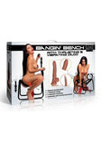Lovebotz Bangin' Bench with Thrusting and Vibrating Dildo - Black