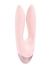 Loveline Amour 10 Function Dual Motor Silicone Rechargeable Vibrator - Pink