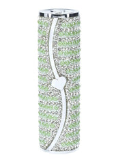 Loveline Candy Lipstick Rechargeable Silicone Vibrator with Interchangeable Heads