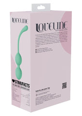 Loveline Pelvifit Beads 10 Function Vibrating Rechargeable Silicone Kegel Vibe with Remote Control