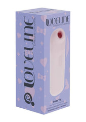 Loveline Sweetie Airtaptech 10 Function Rechargeable Silicone Clitoral Stimulator - Pink