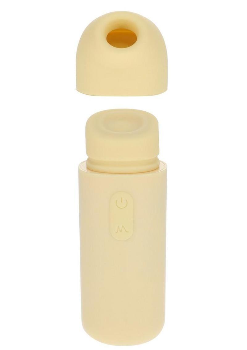 Loveline Sweetie Airtaptech 10 Function Silicone Rechargeable Clitoral Stimlulator - Yellow