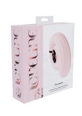 Loveline Tourner 10 Speed Silicone Rechargeable Vibrating Swirl Clitoral Stimulator - Pink