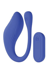 Loveline Velvet G-Spot 10 Function Rechargeable Silicone Vibrator with Remote Control