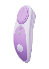 Lovense Ferri Reserve Special Edition Rechargeable Silicone App Control Panty Vibrator - Purple/White