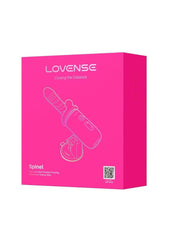 Lovense Spinel Massage Gun Dildo Thrusting Attachment and Heating Component - Pink/White