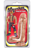 Loverboy Manny The Fireman Dildo with Balls - Caramel - 7in