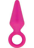 Luxe Candy Rimmer Silicone Butt Plug - Pink - Small