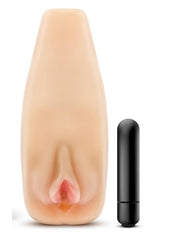 M Elite Soft and Wet Natasha Realstic Vagina Masturbator - Vanilla