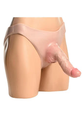 Master Series Curved Hollow Silicone Strap-On