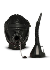Master Series Degraded Sensory Deprivation Hood with Funnel - Black